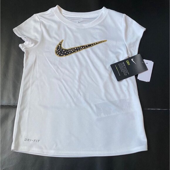 NWT Nike Leopard Print Athletic Set Girls Size 6 x - Picture 2 of 2
